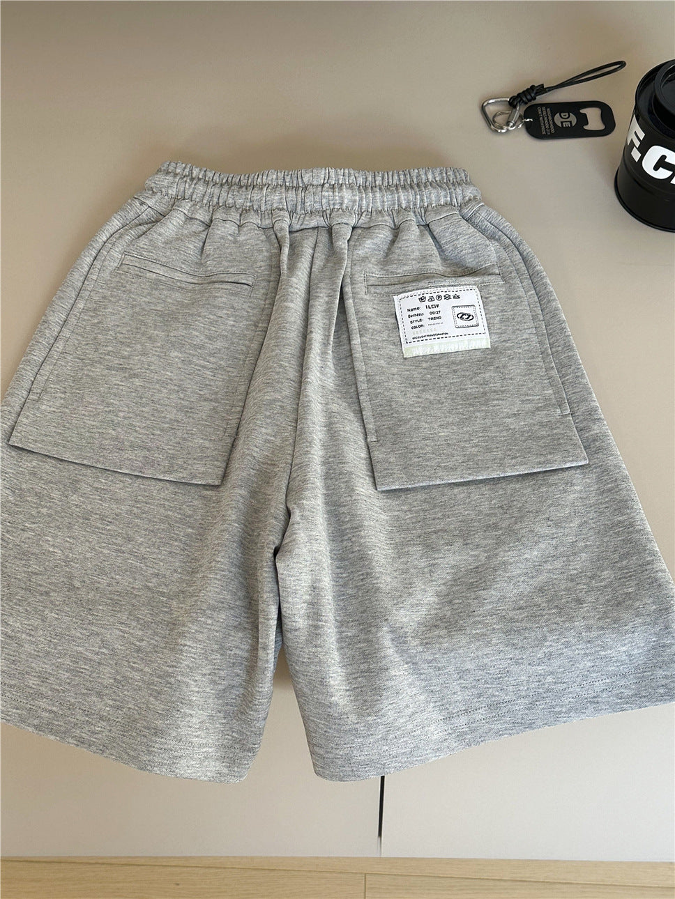 Casual Sport Shorts パッチポケット スウェットハーフパンツ【mh0012957】