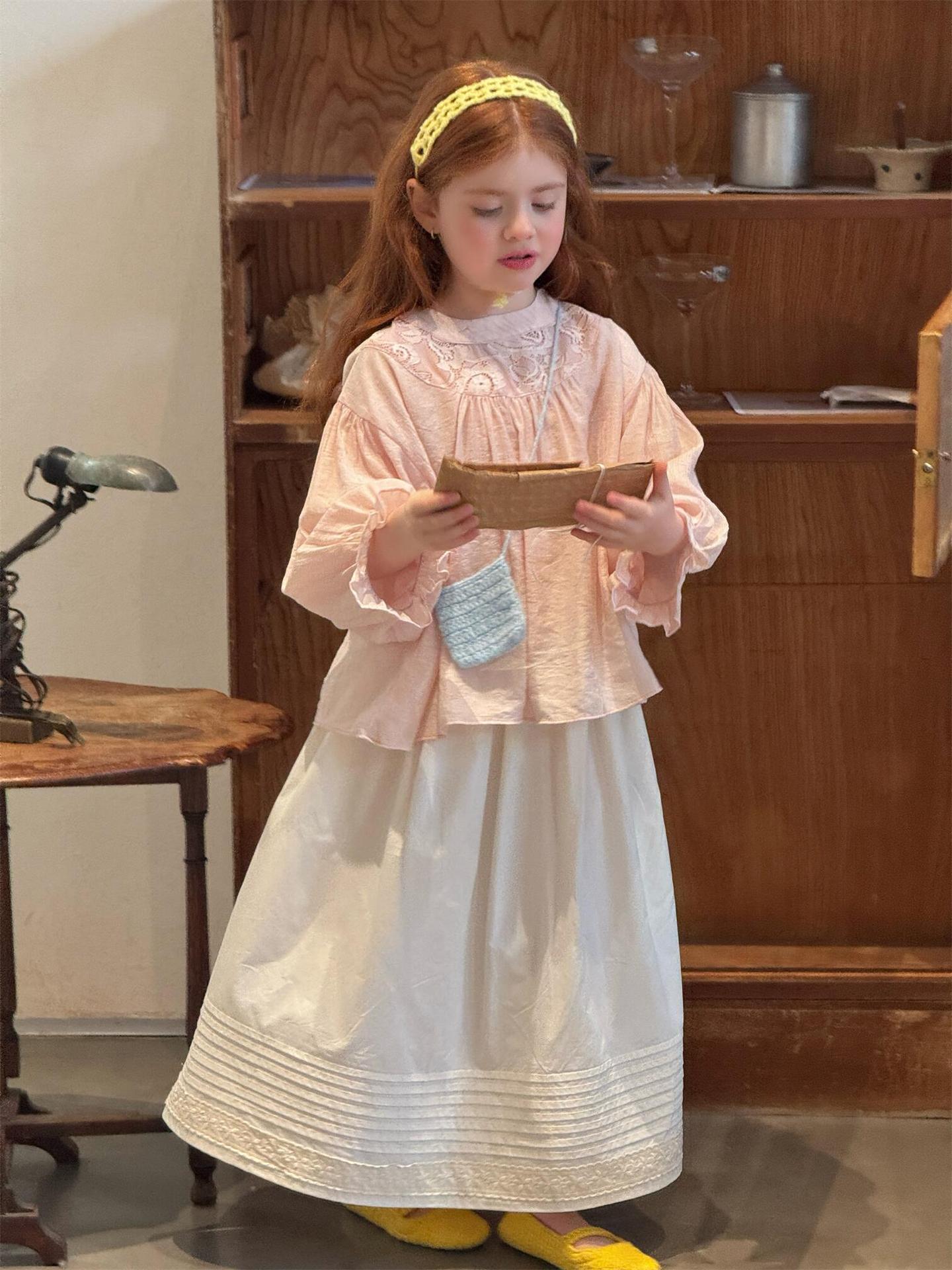 Solid Lace Casual Versatile Skirt レース カジュアルスカート【mh0012224】