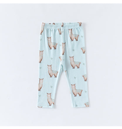 長袖肌着ロンパース/パンツ アニマル/星月プリント ボディスーツ【mh0011724】