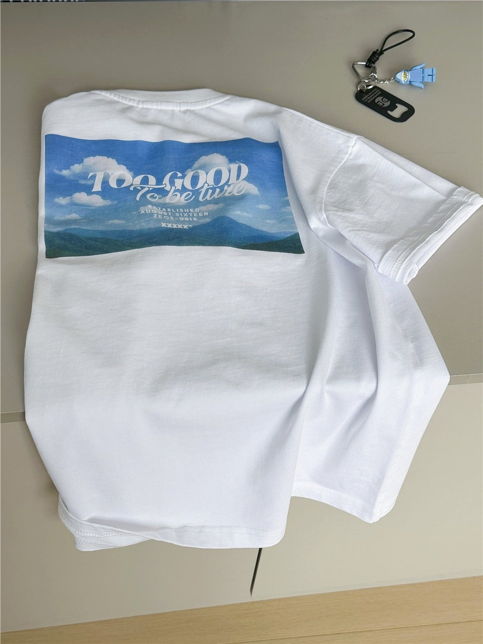 Mountain Graphic Pocket T-shirt マウンテンプリント 半袖Tシャツ【mh0012950】