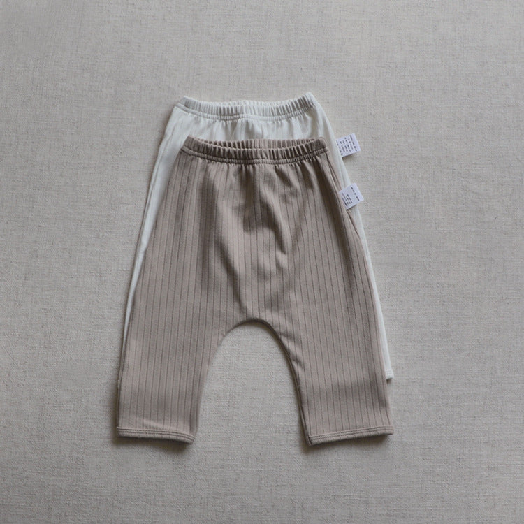 Wide Ribbed Long Sleeve Lounge Set リブ編み 長袖 セットアップ【mh0012674】