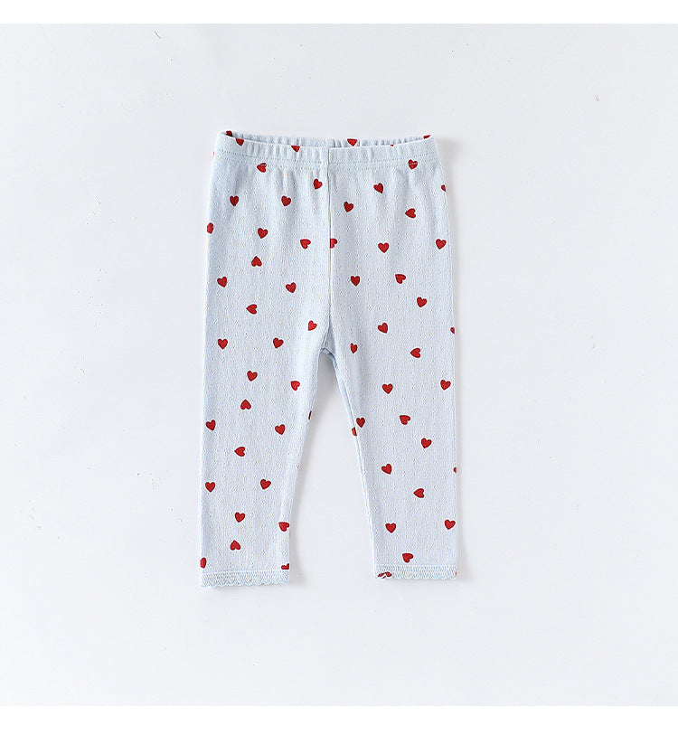 長袖パジャマセット リボン/ハートプリント【mh0011720】