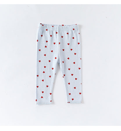 長袖パジャマセット リボン/ハートプリント【mh0011720】