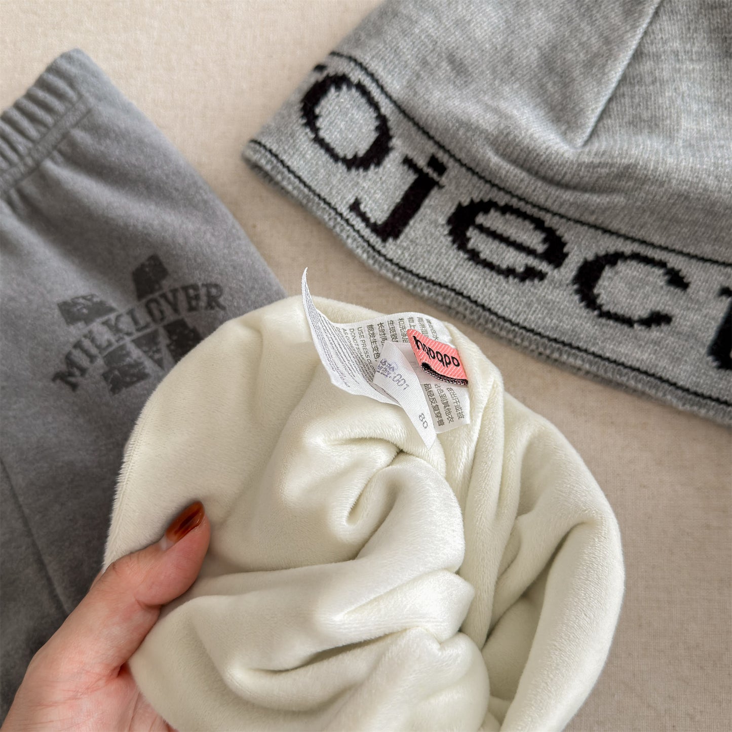 レギンスパンツ 裏起毛 バイカラー ドッキング リブ ボトムス【mh0011609】