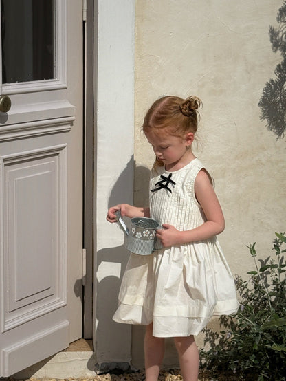 Sleeveless Pleated Princess Dress ピンタック ノースリーブワンピース【mh0013248】