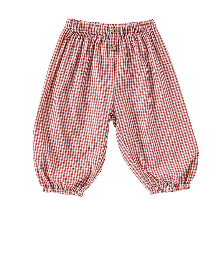 Fruit Print Cotton Pants アニマル＆フルーツ ロングパンツ【mh0013045】
