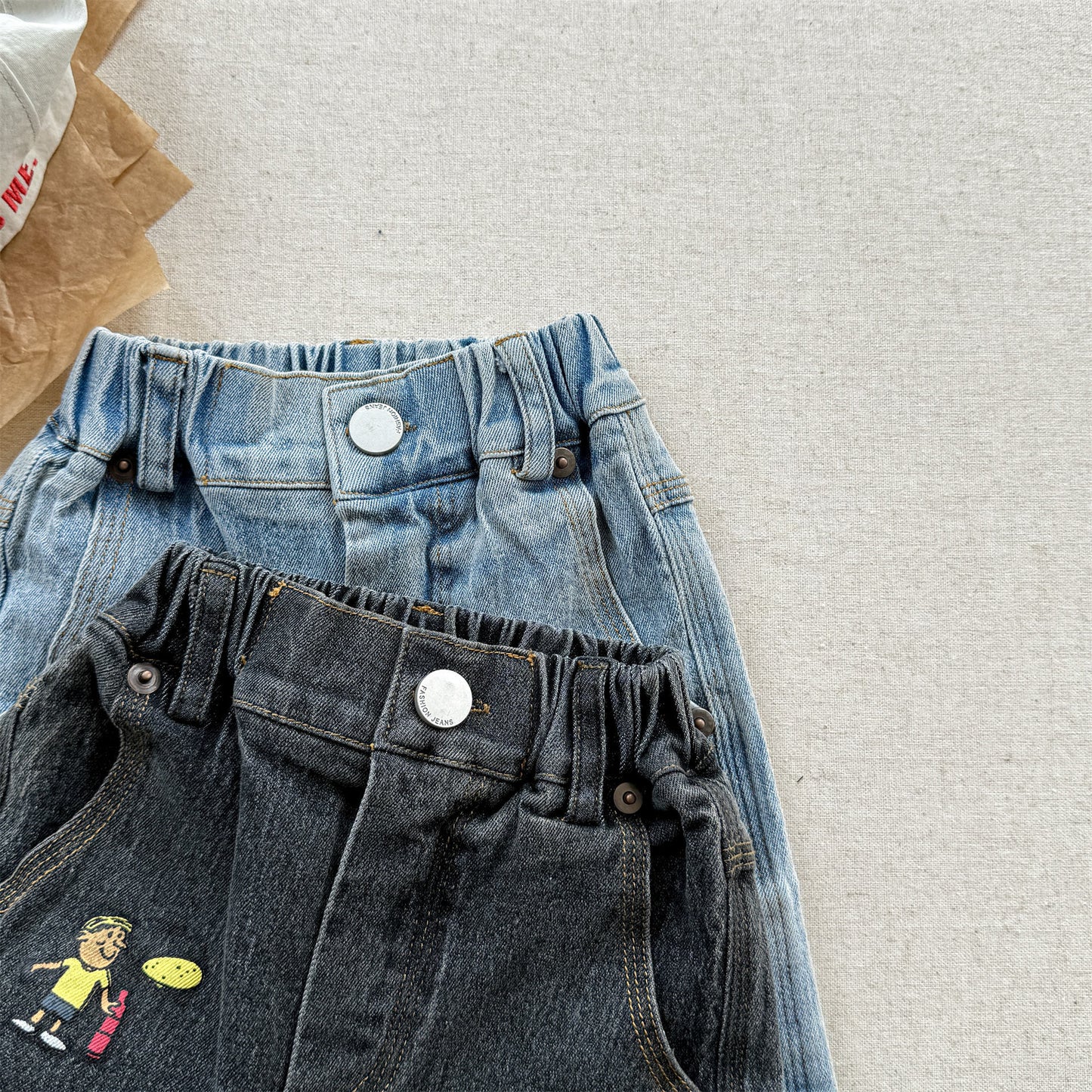 Graphic Denim Shorts ワークデニム ハーフパンツ【mh0013222】