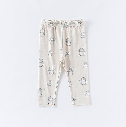 長袖肌着ロンパース/パンツ アニマル/星月プリント ボディスーツ【mh0011724】