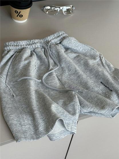 Curved Seam Shorts カットオフデザイン ハーフパンツ【mh0012963】