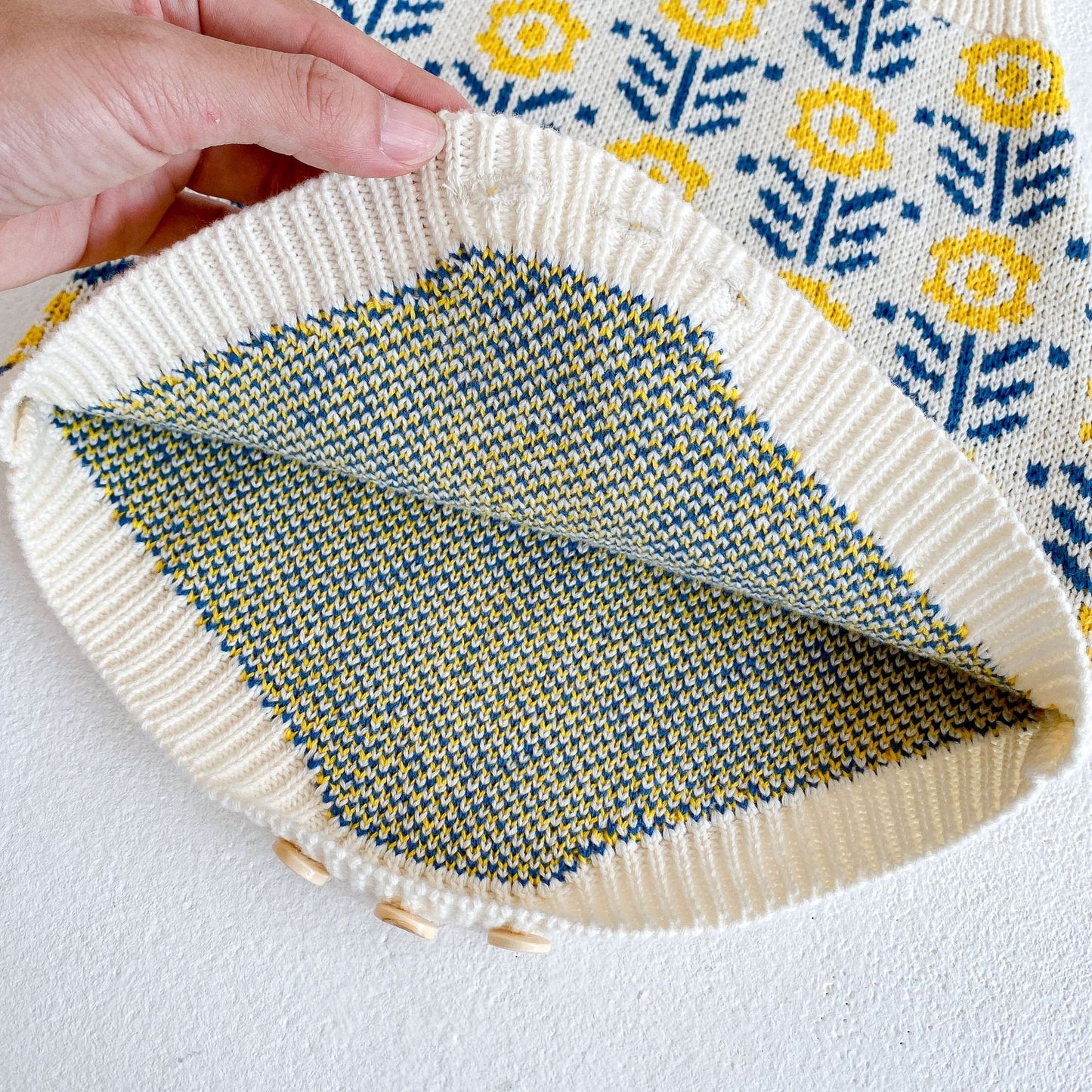 Jacquard Flower Knitted Set ジャガード フラワー ニット セットアップ【mh0011987】