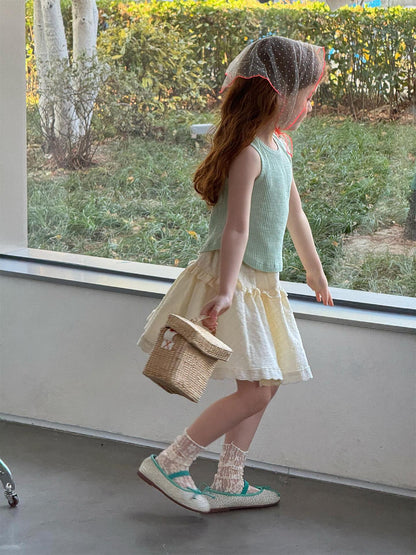 Simple Solid Sleeveless Base Top シンプル ノースリーブ トップス【mh0012219】