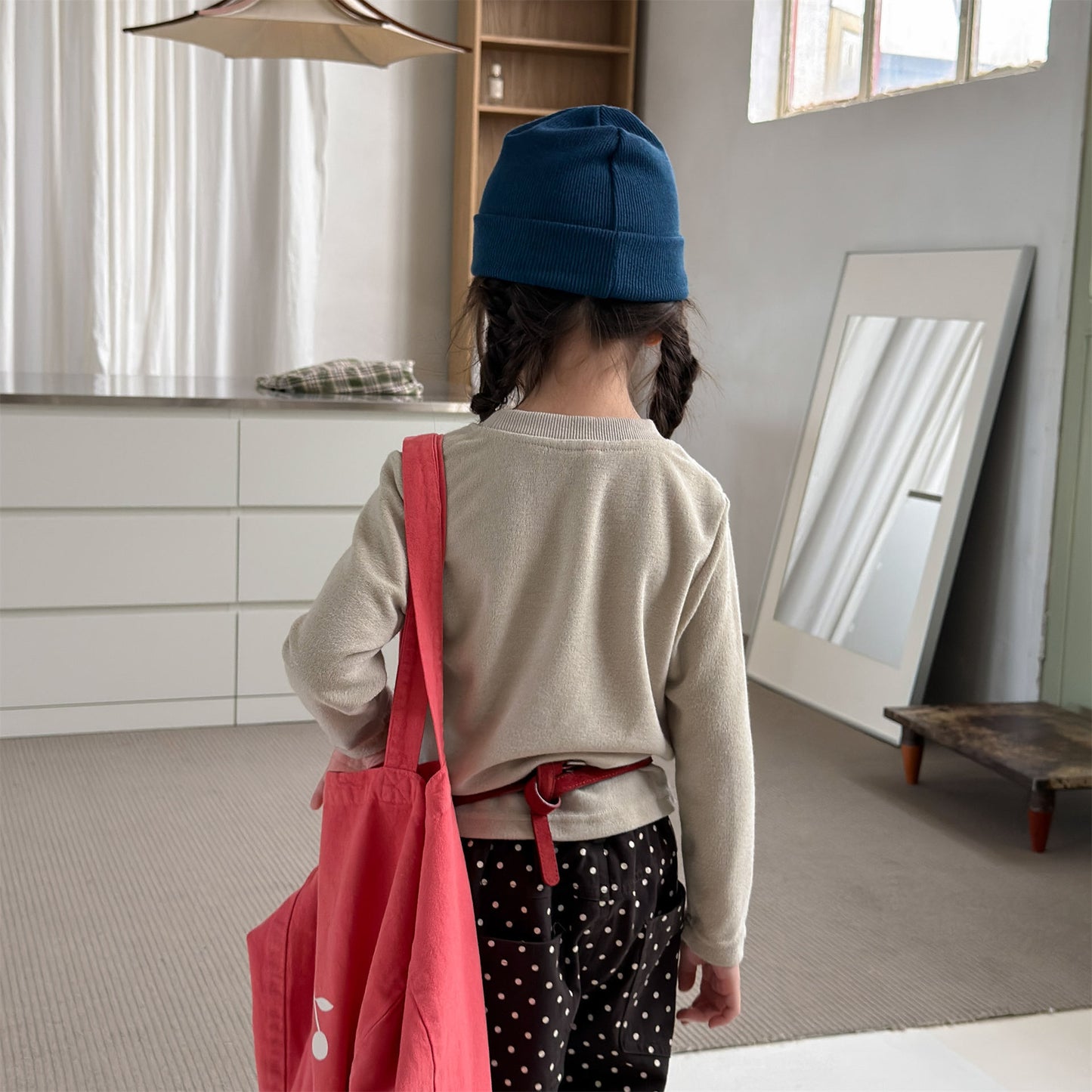 Kids Elephant Print Long Sleeve T-shirt [mh0014054]