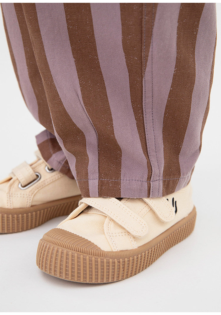 Pantalones cónicos a rayas para niños, estilo casual [mh0014198]