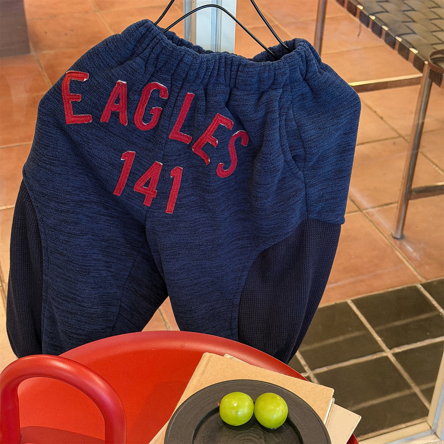 スウェットパンツ 裏ボア ビッグロゴ バイカラー ボリューム ボトムス【mh0011608】