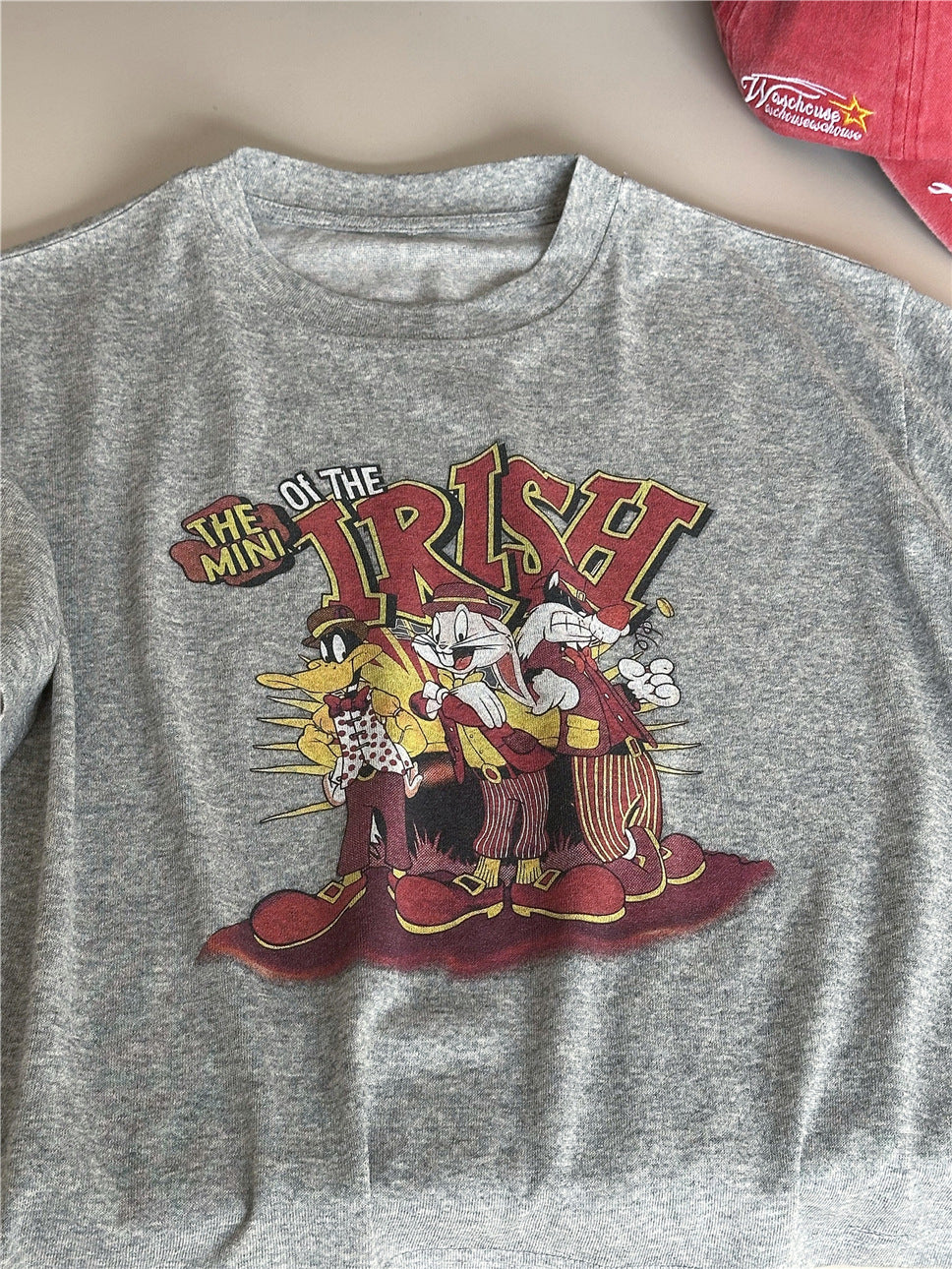 Cartoon Graphic T-Shirt キャラクター プリント 半袖Tシャツ【mh0012945】