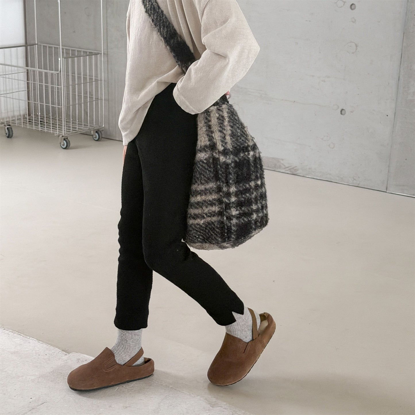Kids' High-Waist Back Pocket Leggings Pants [mh0014051]