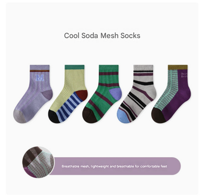 Mesh Cartoon Socks アニマル メッシュ靴下【mh0013024】