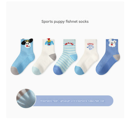 Mesh Cartoon Socks アニマル メッシュ靴下【mh0013024】