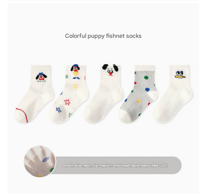 Mesh Cartoon Socks アニマル メッシュ靴下【mh0013024】
