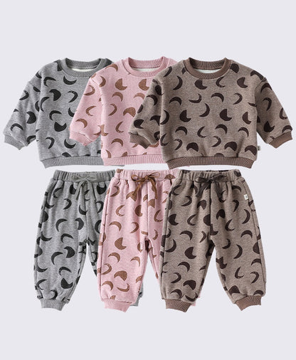 スウェットトップス/パンツ 厚手 クルーネック プリント【mh0011713】