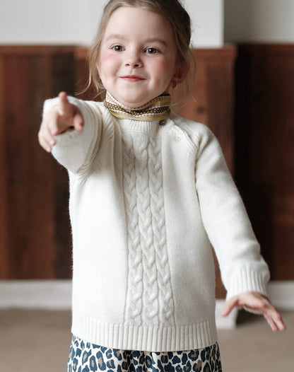 ケーブルニット セーター ニュアンスカラー キッズ トップス【mh0011564】