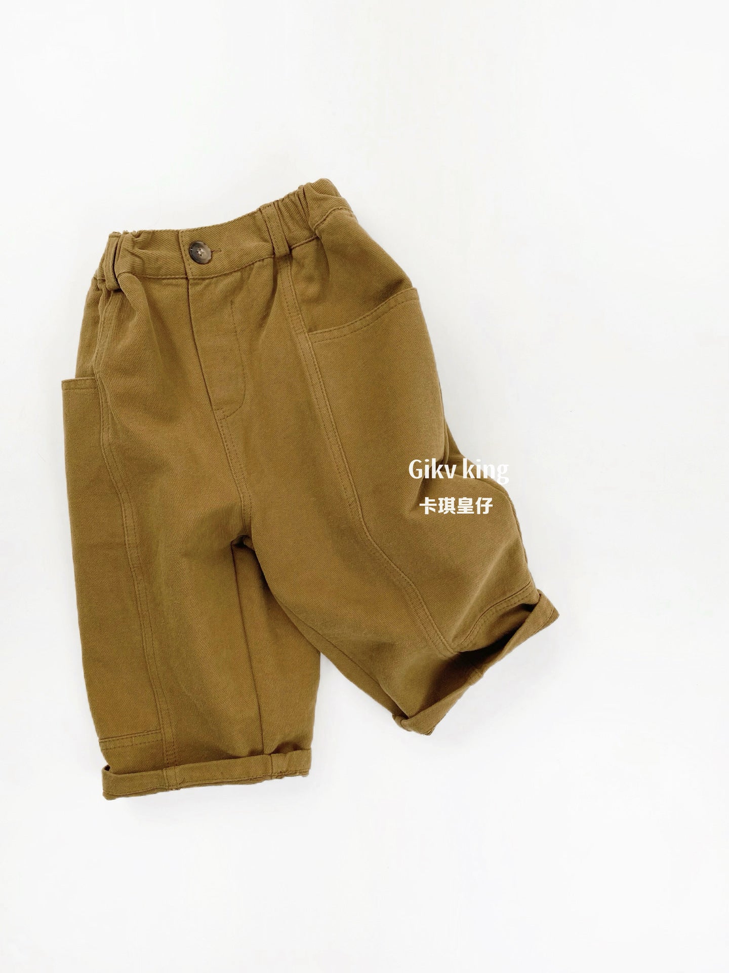 Woven Elastic Waist Tapered Pants Simple Tapered Pants [mh0012569]