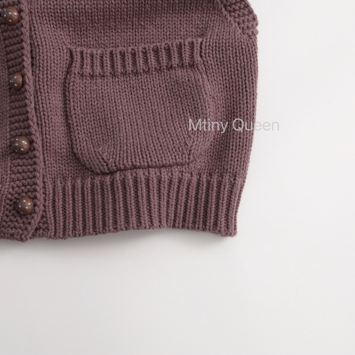 Cotton Knit Button Vest コットン ニット ベスト【mh0012509】