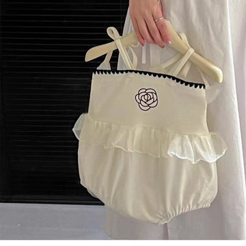 Camellia Monotone Romper バラ キャミソールロンパース【mh0012902】