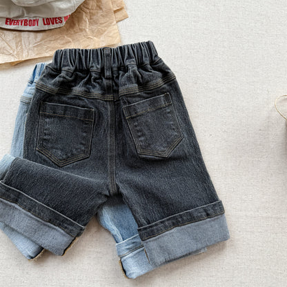 Graphic Denim Shorts ワークデニム ハーフパンツ【mh0013222】