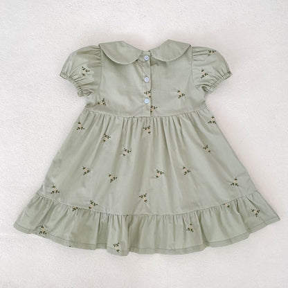 Floral Ruffle Sleeveless Romper フリル ノースリーブ ロンパース【mh0013165】