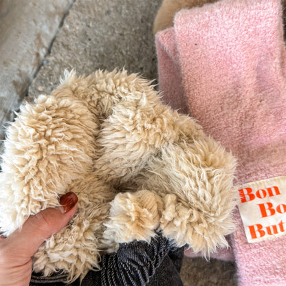 デニムパンツ 裏ボア 裾ボア ドッキング ゆったり ボトムス【mh0011610】