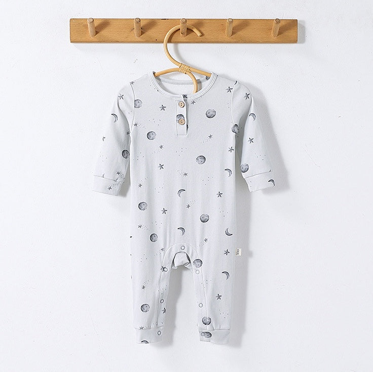 長袖ジャンプスーツ アニマルプリント ロンパース【mh0011725】