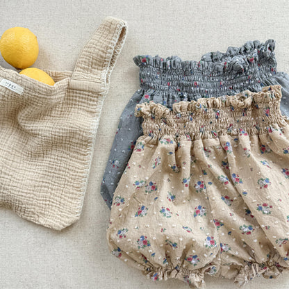 Floral Jacquard Bloomer Shorts フローラル ショートパンツ【mh0013218】