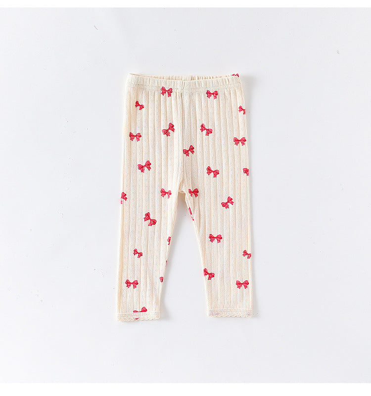 長袖パジャマセット リボン/ハートプリント【mh0011720】