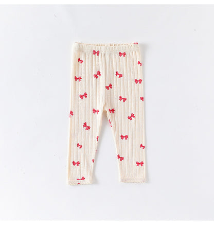 長袖パジャマセット リボン/ハートプリント【mh0011720】