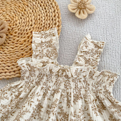 Floral Ruffle Camisole Bloomer フリル キャミソール ブルマ【mh0013159】