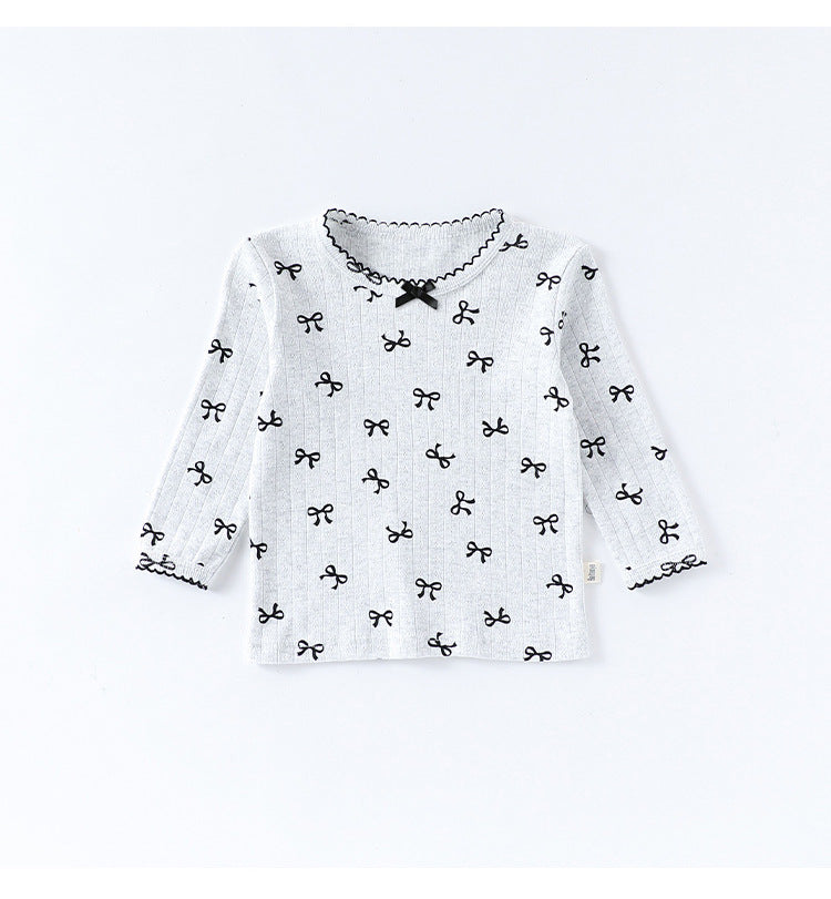 長袖パジャマセット リボン/ハートプリント【mh0011720】