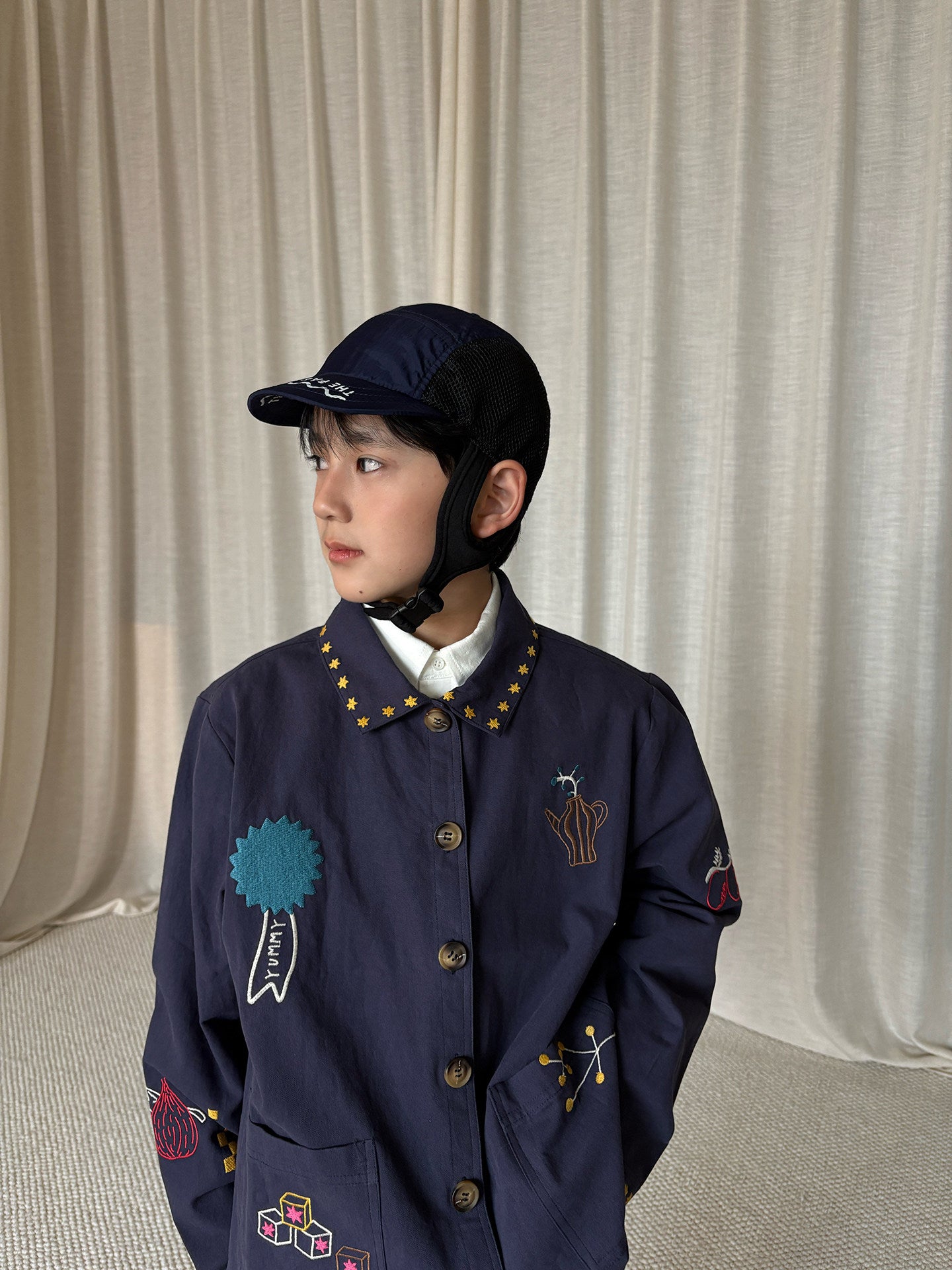 yummy&rocky | Cotton Embroidery Jacket コットン 刺繍 ジャケット【mh0020170】