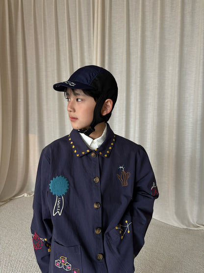 yummy&rocky | Cotton Embroidery Jacket コットン 刺繍 ジャケット【mh0020170】