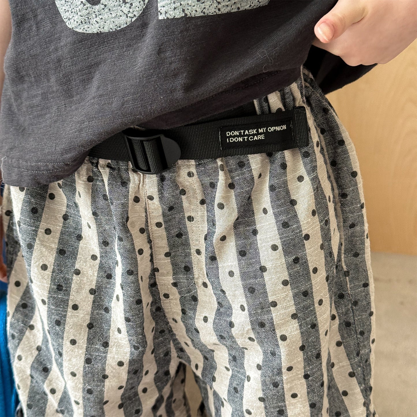 Belted Striped Shorts ストライプ ハーフパンツ【mh0013226】