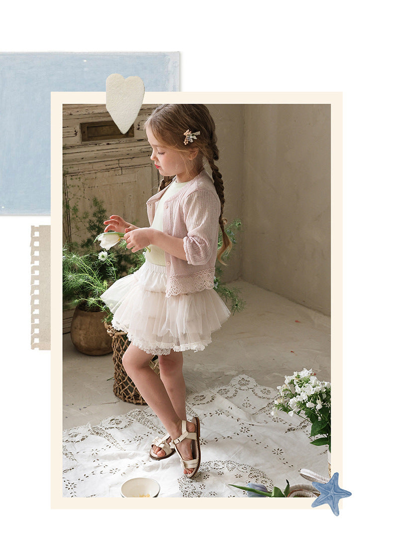 Tiered Tulle Skirt Pants チュール レーススカートパンツ【mh0012989】
