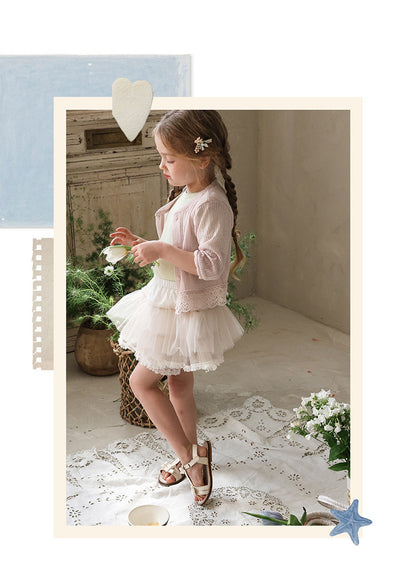 Tiered Tulle Skirt Pants チュール レーススカートパンツ【mh0012989】