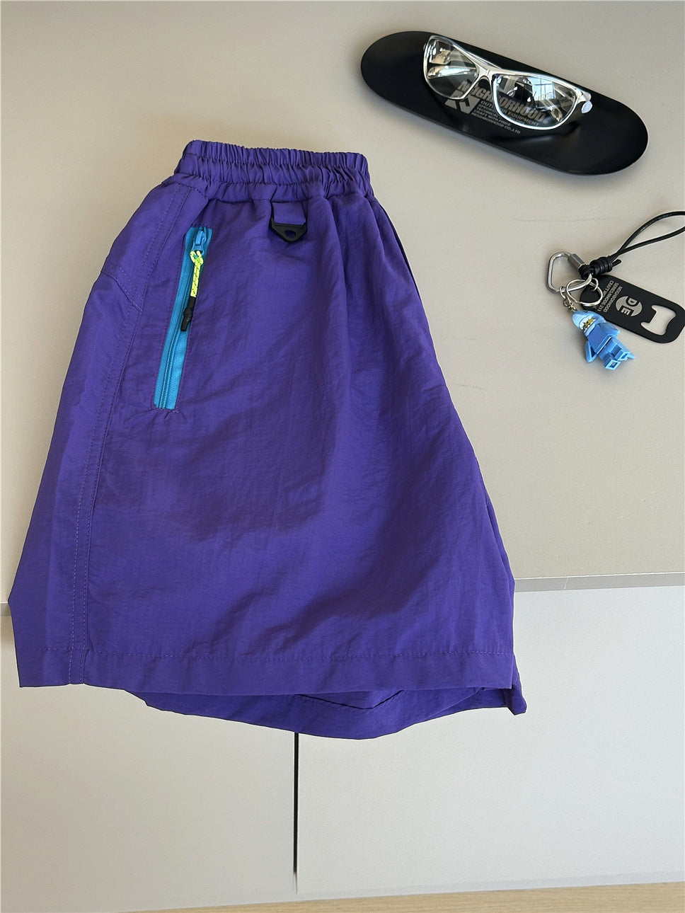 Nylon Utility Shorts メッシュジップ ショートパンツ【mh0012968】