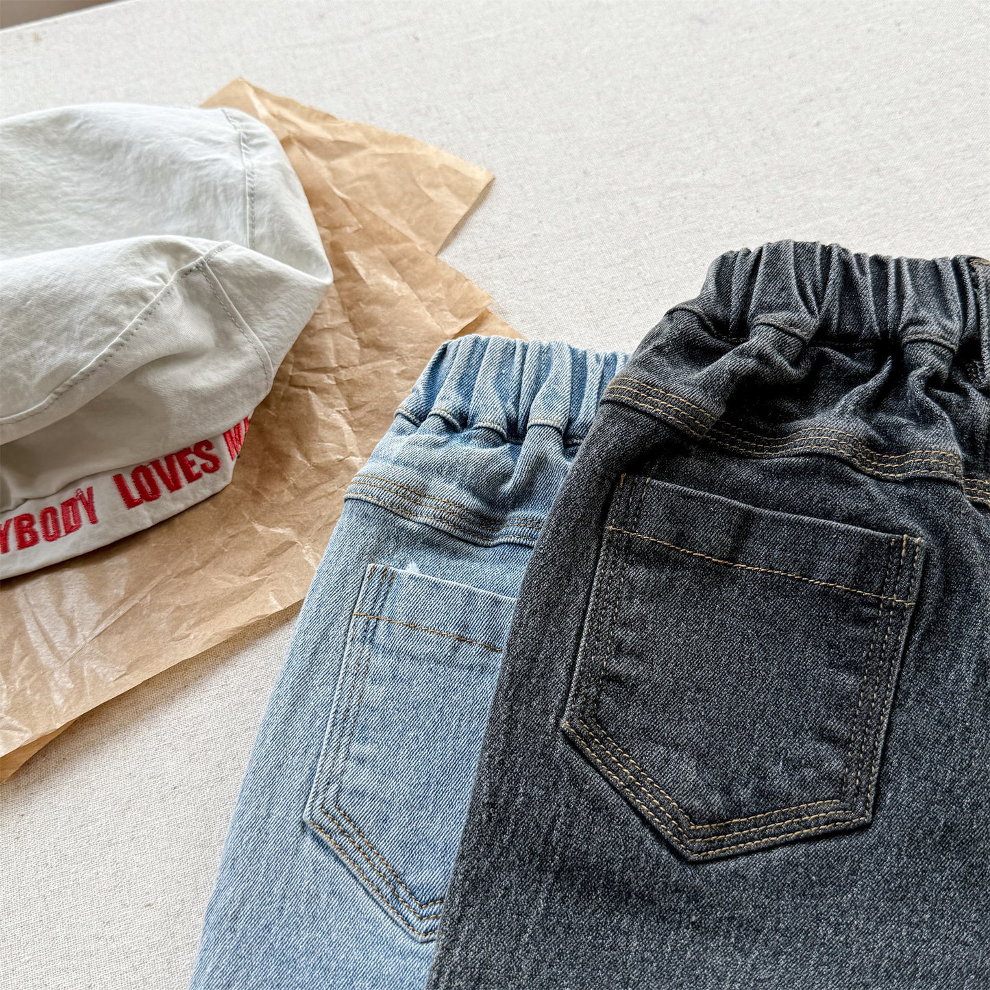 Graphic Denim Shorts ワークデニム ハーフパンツ【mh0013222】