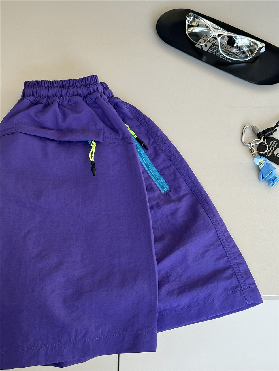 Nylon Utility Shorts メッシュジップ ショートパンツ【mh0012968】