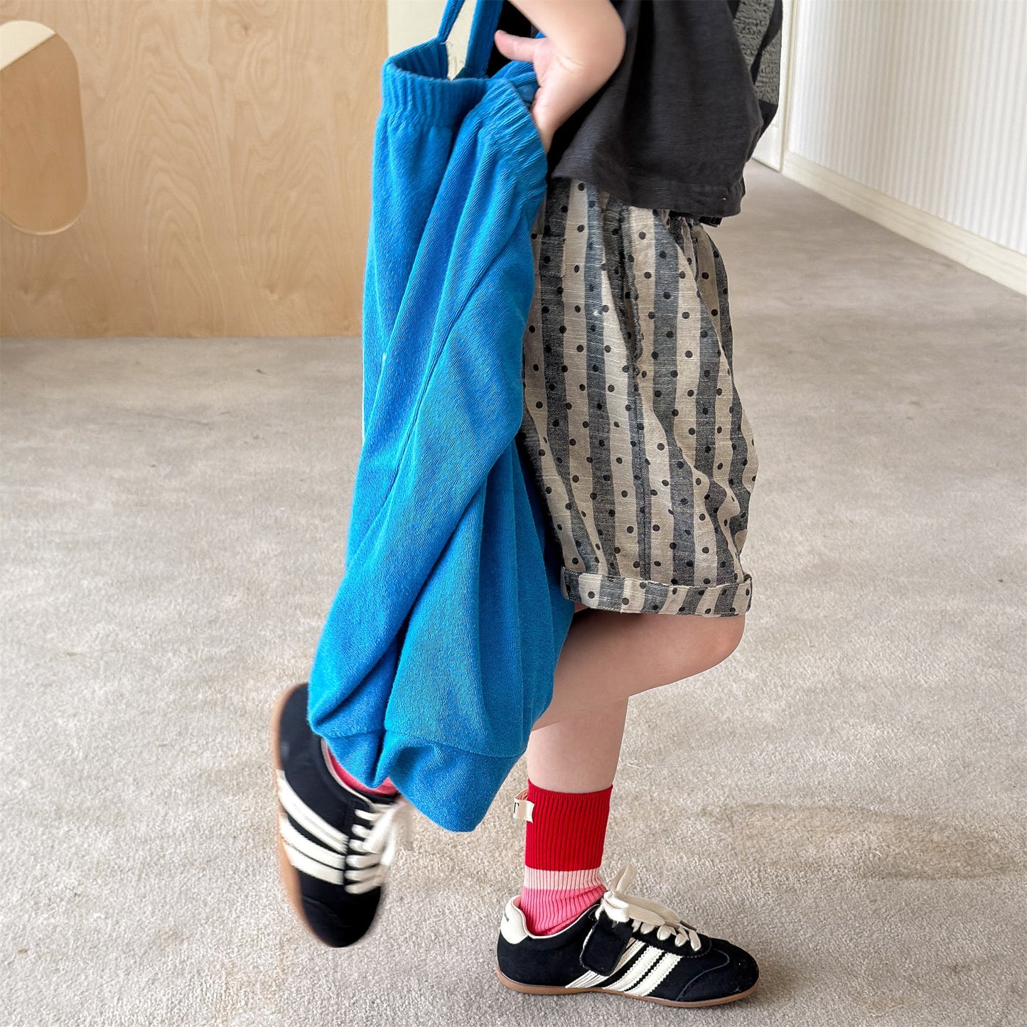 Belted Striped Shorts ストライプ ハーフパンツ【mh0013226】
