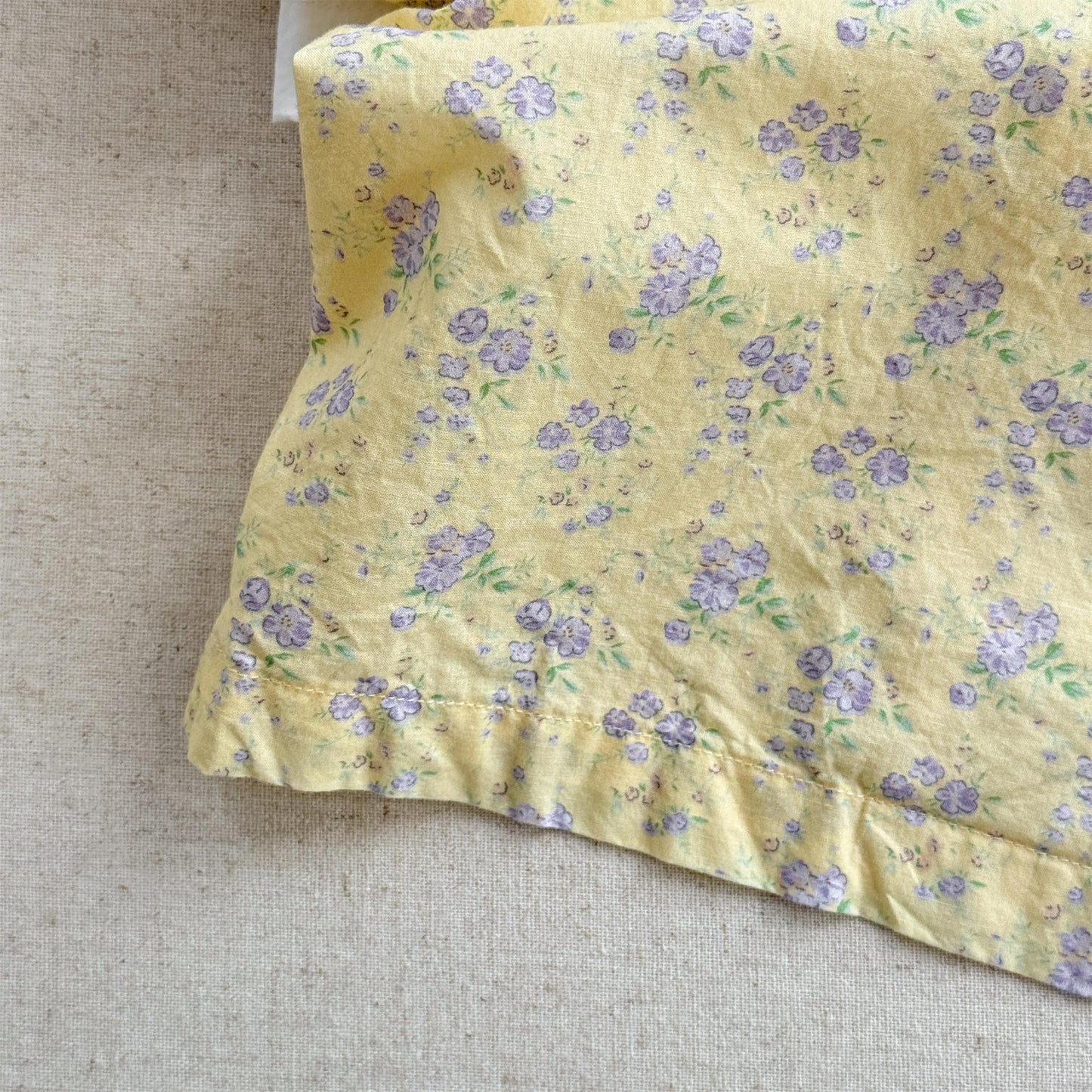 Puff Sleeve Floral Cotton Shirt パフスリーブ フラワー コットン シャツ【mh0012656】