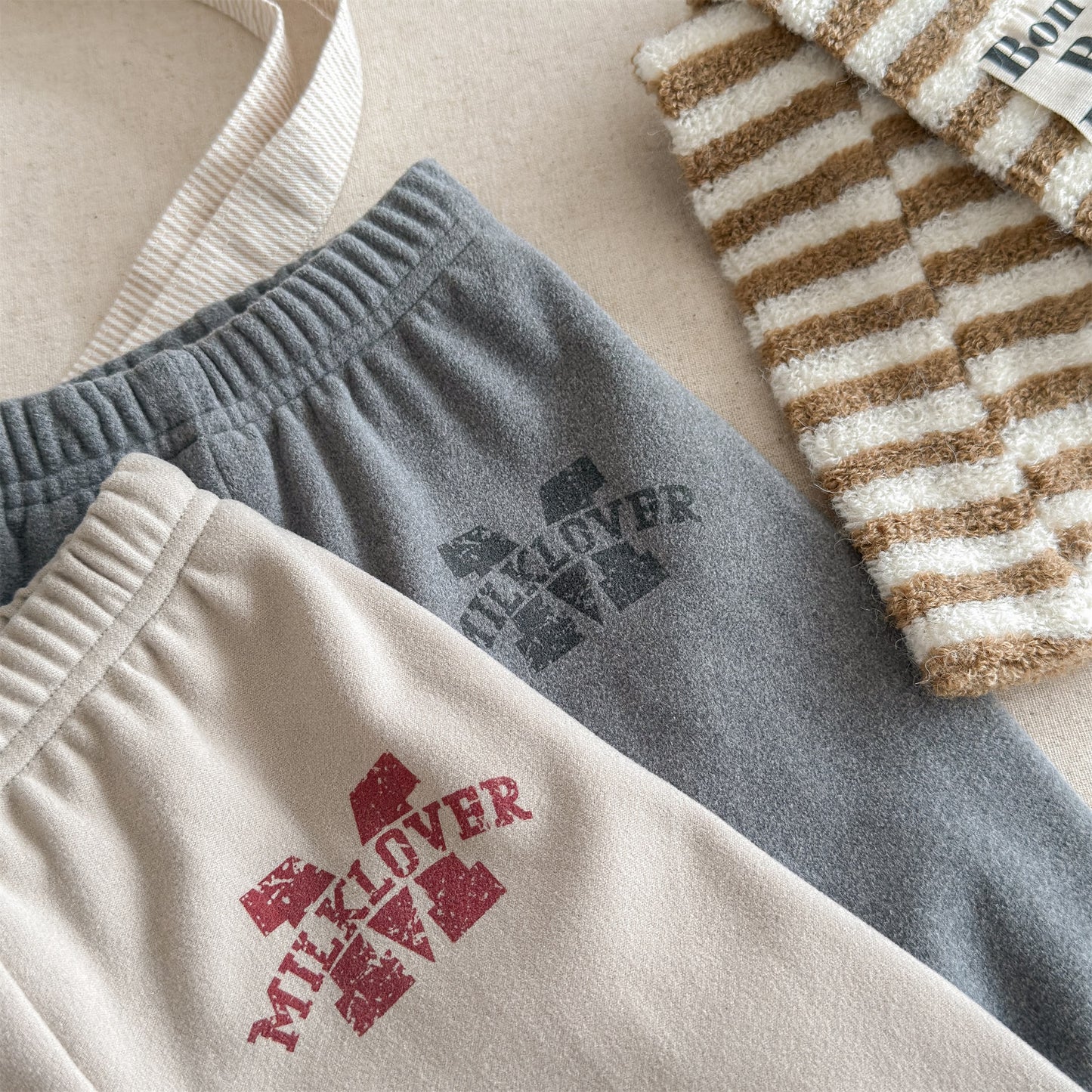 レギンスパンツ 裏起毛 バイカラー ドッキング リブ ボトムス【mh0011609】