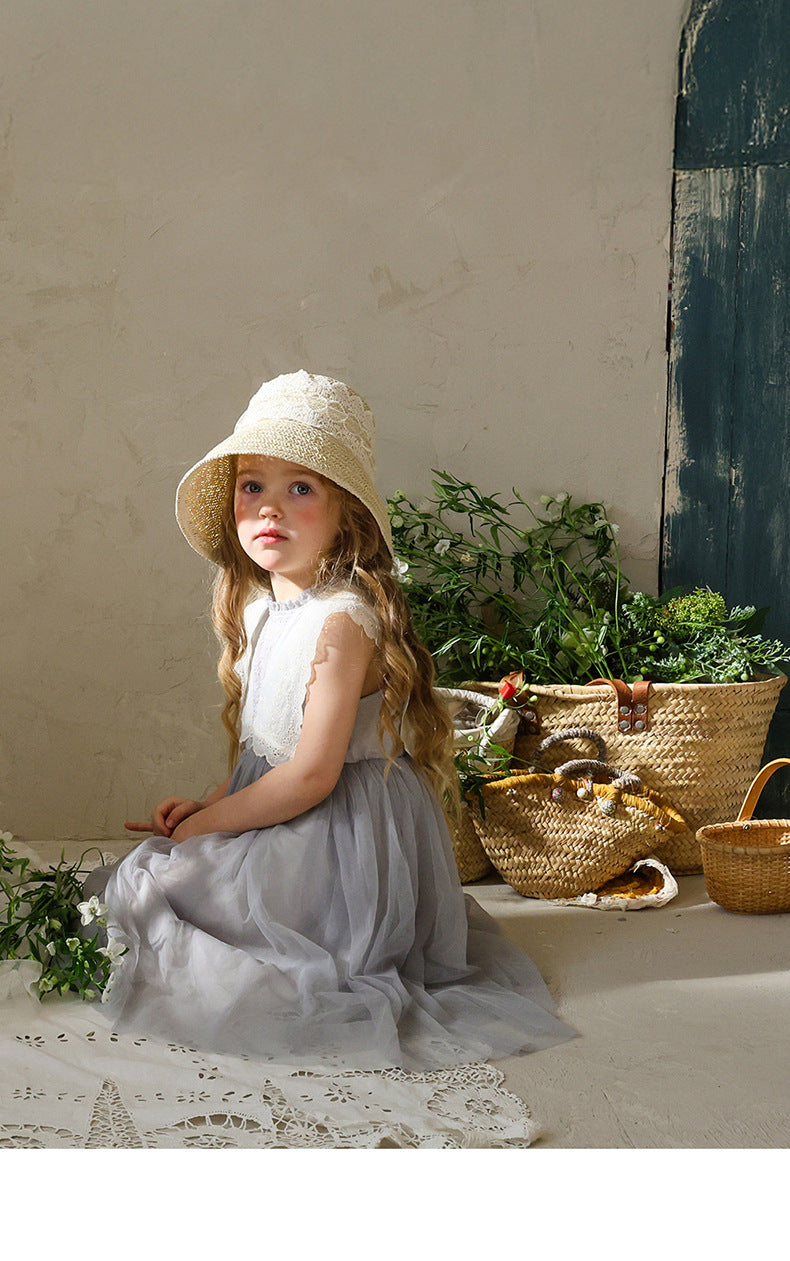 Lace Tulle Dress 刺繍 チュールワンピース【mh0012975】