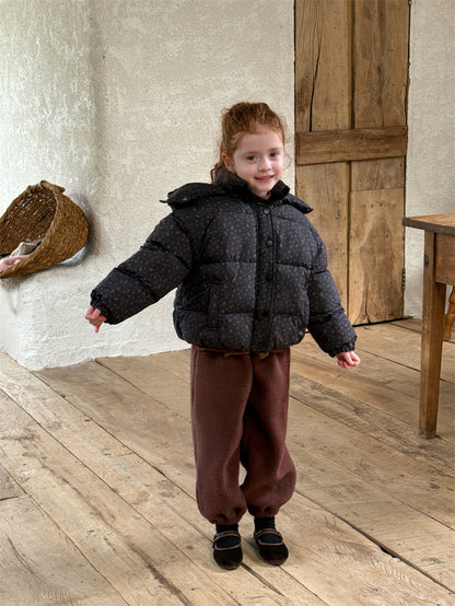 ボアパンツ ジョガー 裏起毛 ロゴ刺繍 ゆったり カジュアル ボトムス【mh0011623】